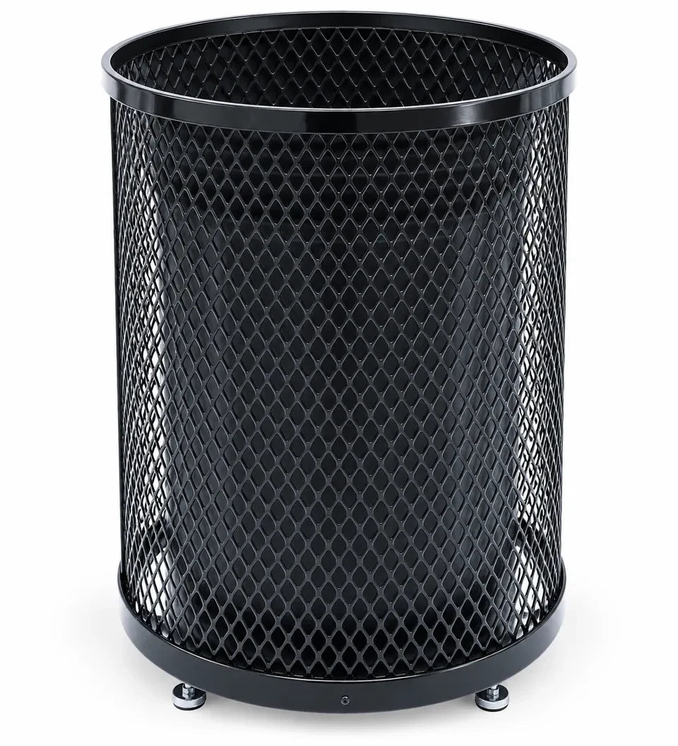 55 gallon expanded receptacle in Black, without lid.